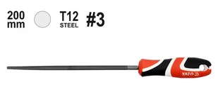 Yato PILNIK DO METALU OKRĄGŁY 200MM #3 YT-62359 YT-62359 - Pilniki - miniaturka - grafika 1