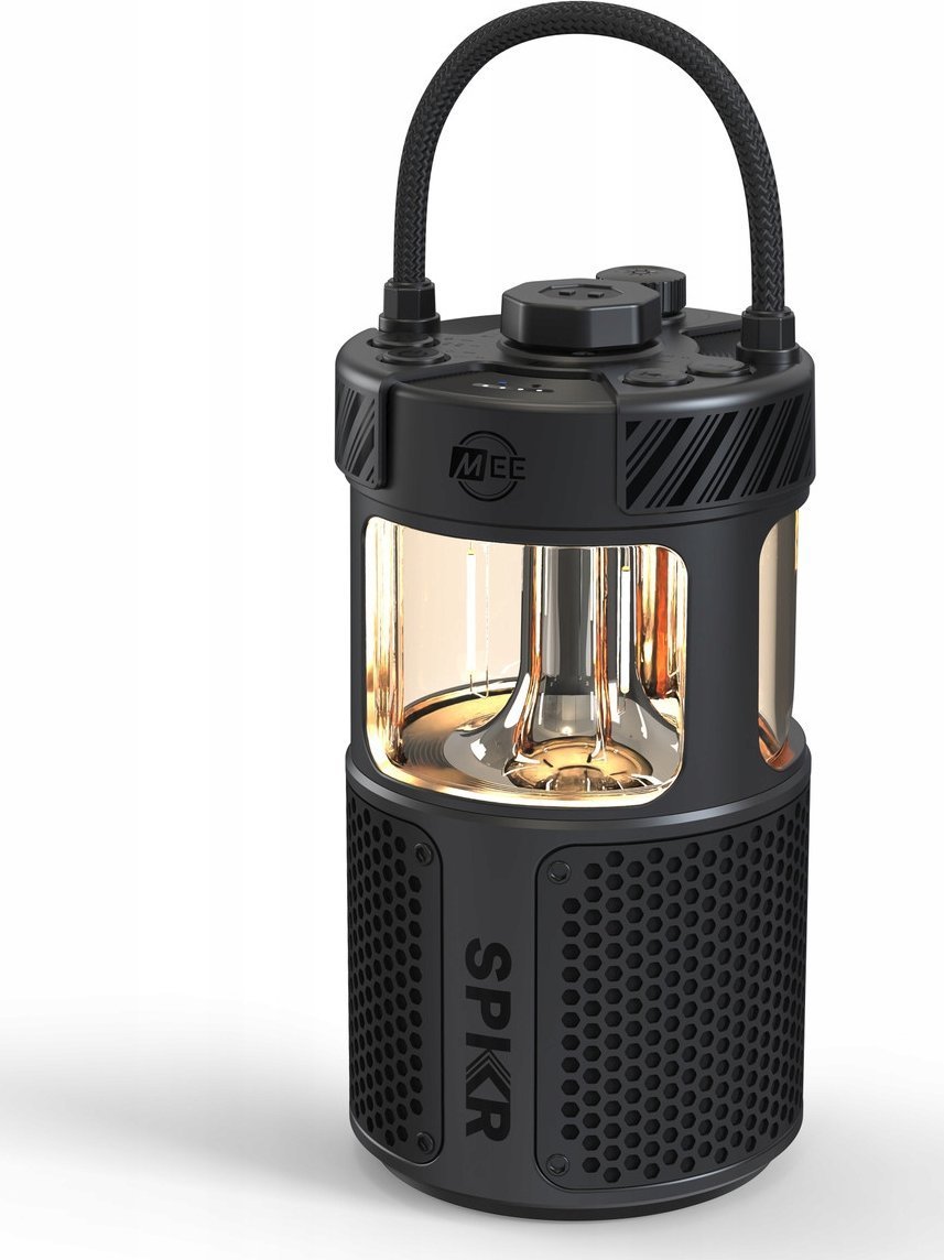 Głośnik MEE audio Mee Audio LightSPKR gĹoĹnik bluetooth bezprzewodowy lampa na kemping z funkcjÄ powerbank - Midnight Black