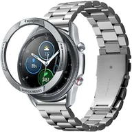 Akcesoria do smartwatchy - Spigen Nakładka Chrono Shield do Samsung Galaxy Watch 3 45mm Silver AMP02239 - miniaturka - grafika 1