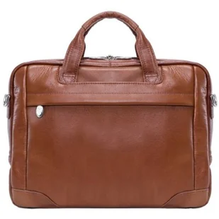 McKlein Torba Bridgeport 17 cali Brązowy + Dogodne raty! - Torby na laptopy - miniaturka - grafika 1