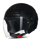 Kaski motocyklowe - Kask Otwarty Nolan N30-4 Matowy CzarnyM - miniaturka - grafika 1