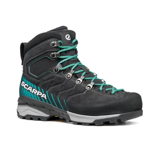 Damskie buty trekkingowe Scarpa Mescalito TRK GTX dark anthracite/tropical green - 38 - Buty trekkingowe damskie - miniaturka - grafika 1