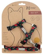 Szelki dla kotów - Amiplay BeHappy Szelki + smycz dla kota - cherry - miniaturka - grafika 1