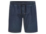 Spodenki męskie - LIVERGY® Szorty jeansowe męskie z bawełny (Ciemnoniebieski, XXL (60/62)) - miniaturka - grafika 1