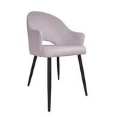 Krzesła - Atos Krzesło Velvet noga czarna MG55 - miniaturka - grafika 1
