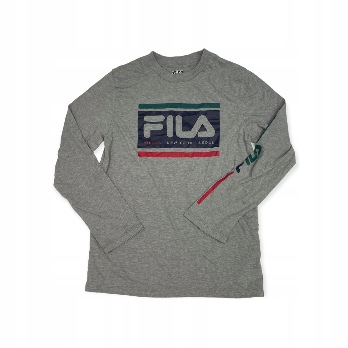 Koszulka bluzka chłopiec szara FILA 10/12 lat