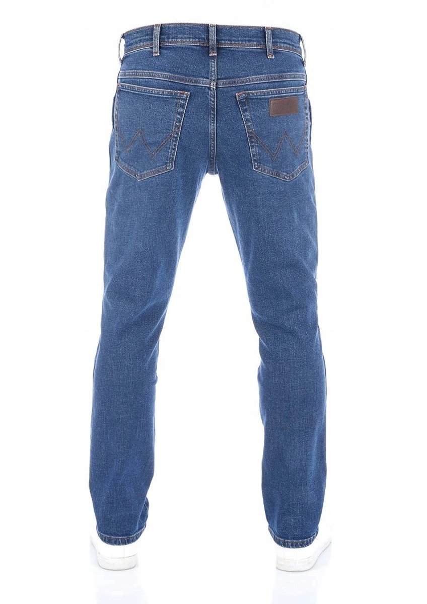 WRANGLER TEXAS SLIM BASEMENT BLUE W12SHN32C 38/30
