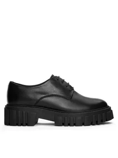 Clarks Oxfordy Page Walk 26178411 Czarny - Półbuty damskie - miniaturka - grafika 1