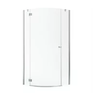 Kabiny prysznicowe - Kabina prysznicowa uchylna 90 x 90 Valence Lewa Iridum - miniaturka - grafika 1