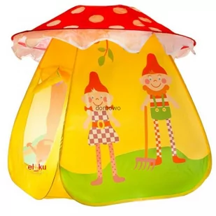 DOMEK NAMIOT DO ZABAWY W POKOJU OGRODZIE muchomór - Namioty i tipi dla dzieci - miniaturka - grafika 1