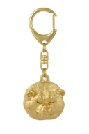 Breloki - Akita, Akita Inu - pozłocony brelok do kluczy z psem, ozdoba torebki, luksusowy dodatek marki Art-Dog - miniaturka - grafika 1