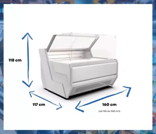 Lada chłodnicza IZI STATIC 1600 - Szafy i witryny chłodnicze - miniaturka - grafika 5