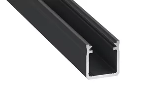 Eko-Light PROFIL ALUMINIOWY CZARNY TYP Y 1m + KLOSZ MLECZNY EKPR6336 - Akcesoria do oświetlenia - miniaturka - grafika 1
