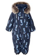 Kombinezony dla dzieci - Chłopięcy kombinezon zimowy w liski granatowy Lenne r.74 - miniaturka - grafika 1