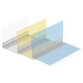 Akcesoria do ogrodzeń - Narożnik z siatką blue 100 x 100 mm 2,5 mb - miniaturka - grafika 1