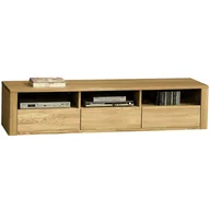 Szafki RTV - Drewniany Stolik Rtv Pod Telewizor Dąb Natura - miniaturka - grafika 1