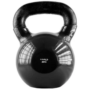 HMS HANTLA KETTLEBELL ŻELIWNA-WINYLOWA 28KG KNV28 17-64-067 - Kettlebell - miniaturka - grafika 1