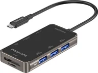 Huby USB - PROMATE PrimeHub-Mini 8in1 USB-C Hub HDMI 4K / LAN / PD 100W / SD / 3x USB 3.0 - miniaturka - grafika 1