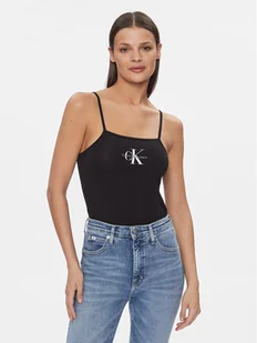 Calvin Klein Jeans Body Monologo J20J223421 Czarny Slim Fit - Body - miniaturka - grafika 1