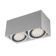 Lampy sufitowe - Box 2 lampa sufitowa 2-punktowa biała ACGU10-116 - miniaturka - grafika 1