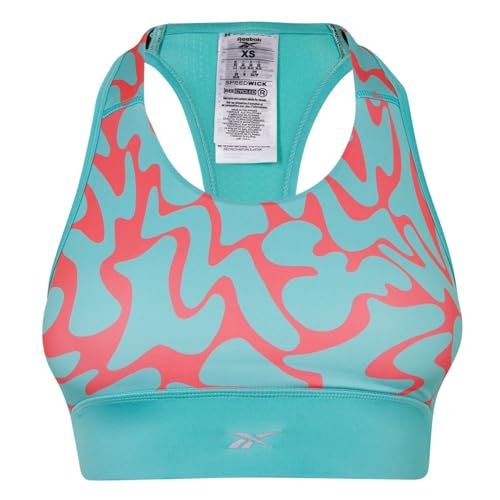 Reebok Damski biustonosz sportowy Run All Over Print