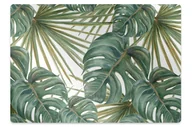 Podnóżki, podpórki, podkładki - Mata na podłogę pod krzesło Egzotyczne rośliny 100x70 cm - miniaturka - grafika 1