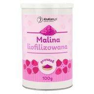 Owoce świeże i suszone - Malina liofilizowana proszek 100g - miniaturka - grafika 1