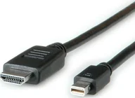 Kable komputerowe i do monitorów - Kabel Roline DisplayPort Mini - HDMI 4.5m czarny - miniaturka - grafika 1