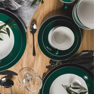 Serwis obiadowy Aura Green 60-elementowy AMBITION - Serwisy obiadowe - miniaturka - grafika 1