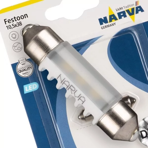 Żarówka NARVA Range Power LED C5W C10W 38mm 12V 0.6W 6000K, 1 szt.