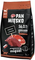 Sucha karma dla kotów - Pan Mięsko, wołowina z jeleniem, Medium - 2 x 5 kg Dostawa GRATIS! - miniaturka - grafika 1