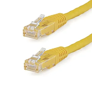 StarTech.com Kabel Ethernet Cat6 – 90 m – żółty – kabel krosowy – formowany kabel Cat6 – długi kabel sieciowy – kabel Ethernet – kabel Cat 6 – 90 m (C6PATCH35YL) - Kable miedziane - miniaturka - grafika 1