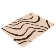 Legowiska dla psów - Vetbed® Isobed SL Wave koc dla psa, kremowo-brązowy - Dł. x szer.: 100 x 75 cm - miniaturka - grafika 1
