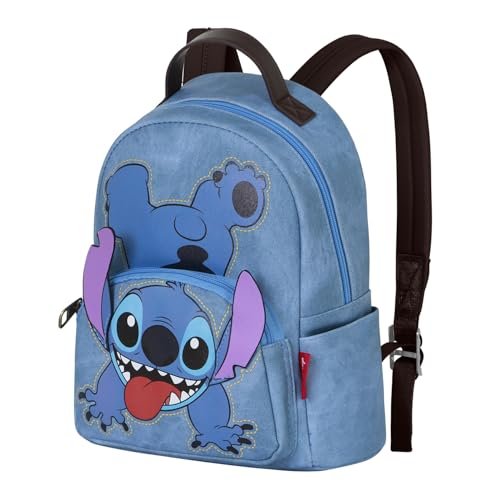 Disney Lilo and Stitch Updown-Heady plecak 2.0, niebieski, 24,5 x 29 cm, pojemność 9 l, Niebieski Lilo i Stitch, Jeden rozmiar, Plecak Heady 2.0