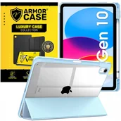 Etui do tabletów - PRZEŹROCZYSTE ETUI DO APPLE IPAD GEN 11 A3355 A3356 A3354 11.0" NIEBIESKI - miniaturka - grafika 1