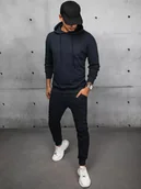 Dresy męskie - Dres męski ciemnogranatowy Dstreet AX0674-L - miniaturka - grafika 1