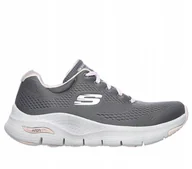 Buty sportowe damskie - Buty do biegania Skechers Arch Fit Lekkie Oddychające - miniaturka - grafika 1