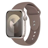 Akcesoria do smartwatchy - Pasek CRONG Liquid do Apple Watch (38/40/41mm) Brązowy - miniaturka - grafika 1