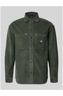 Koszule męskie - Koszula sztruksowa o kroju relaxed fit z czystej bawełny - Tommy Jeans - miniaturka - grafika 1