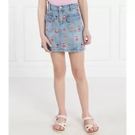 Sukienki i spódniczki dla dziewczynek - Guess Jeansowa spódnica - miniaturka - grafika 1