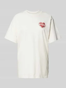 T-shirt z nadrukiem z logo - Koszulki męskie - miniaturka - grafika 1