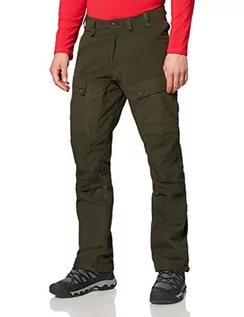 Spodnie męskie - Fjällräven dla mężczyzn laponia Hybrid Trousers spodnie, zielony 90647 - grafika 1