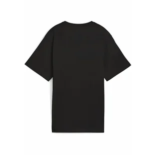 Damska koszulka o luźnym kroju z grafiką liści PUMA Black - Koszulki sportowe damskie - miniaturka - grafika 1