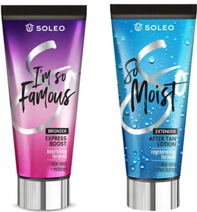 Soleo I'm So Famous + So Moist Po Opalaniu Gratis - Balsamy i kremy do opalania - miniaturka - grafika 1