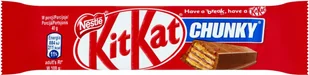 Kit Kat Chunky Baton z Grubą Warstwą Czekolady 40g Nestle - Przekąski dla dzieci Kit Kat Chunky Baton z Grubą Warstwą Czekolady 40g Nestle - Przekąski dla dzieci - miniaturka - grafika 1