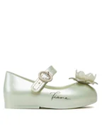 Buty dla chłopców - Melissa Baleriny Mini Melissa Sweet Love + Disn 33447 Zielony - miniaturka - grafika 1