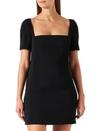 Sukienki - PINKO Damska sukienka Antonia 1 Crepe Stretch swobodna, Z99_czarna limuzyna, 40 - miniaturka - grafika 1