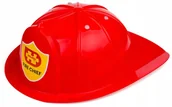 Zabawki interaktywne dla dzieci - Kask strażacki dla dzieci regulowany zabawka BigJigs - miniaturka - grafika 1