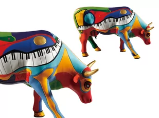 Cowparade Austin 2011, Moosicowly Speaking, autor: Robin Tripaldi. - Figurki dekoracyjne - miniaturka - grafika 1