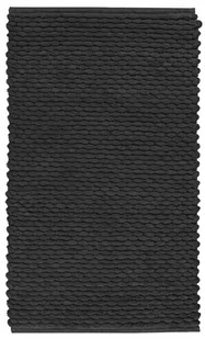 Kleine Wolke Willow Dywan kąpielowy ciemny szary 70x120 cm - Dywaniki łazienkowe - miniaturka - grafika 1